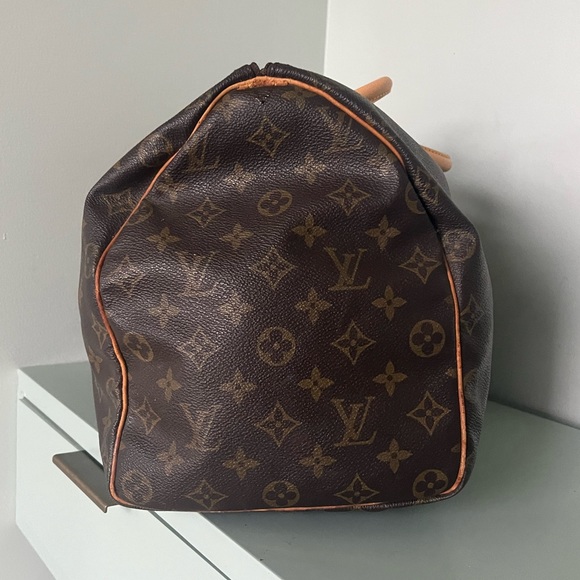 Louis Vuitton Speedy 40 Monogram Canvas Duffle Bag 8906MB date code - Picture 3 of 16